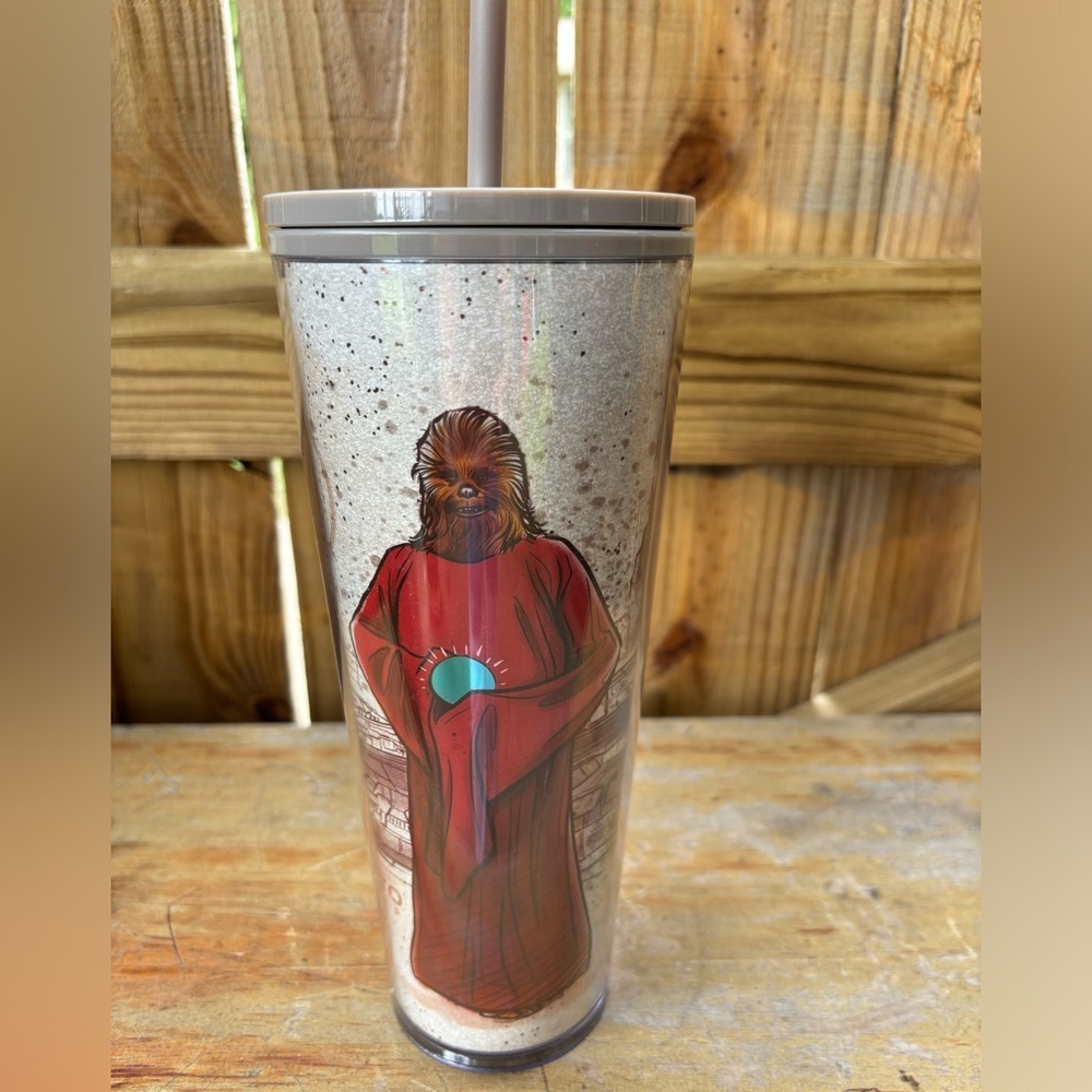 Starbucks & Star Wars 2020 Chewbacca Life Day Venti Tumbler with Lid & Straw